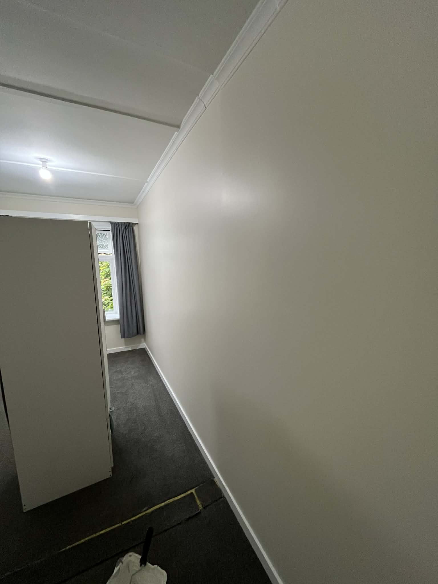 Interior repaint finished in Dunedin — even colour and tidy cut lines